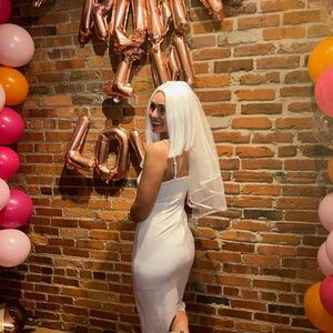 Amazon dress worn once. No stains. Super comfy